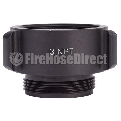 Aluminum 3" Female NPT to 2 1/2" Male NH