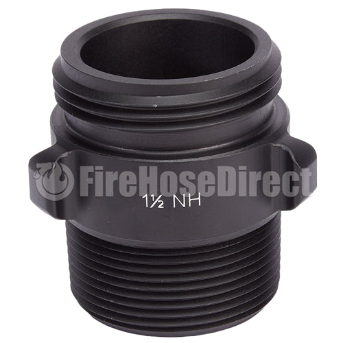 Aluminum 1 1/2" NH to 1 1/2" NPT Double Male