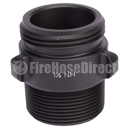 Aluminum 1 1/2" NH to 1 1/2" NPT Double Male