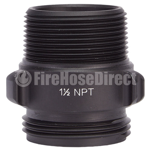 Aluminum 1 1/2" NH to 1 1/2" NPT Double Male