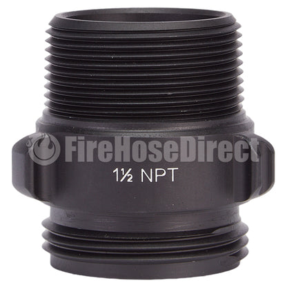 Aluminum 1 1/2" NH to 1 1/2" NPT Double Male