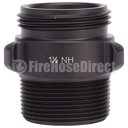 Aluminum 1 1/2" NH to 1 1/2" NPT Double Male