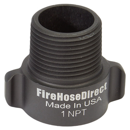 Aluminum GHT Female to 1" Male NPT