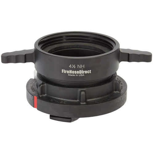 Aluminum 5" Storz x 4 1/2" Swivel Female LH NH Thread