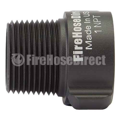 Aluminum GHT Female to 1" Male NPT