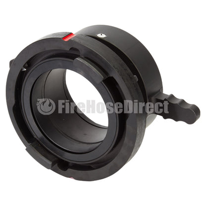 Aluminum 5" Storz x 4 1/2" Swivel Female LH NH Thread