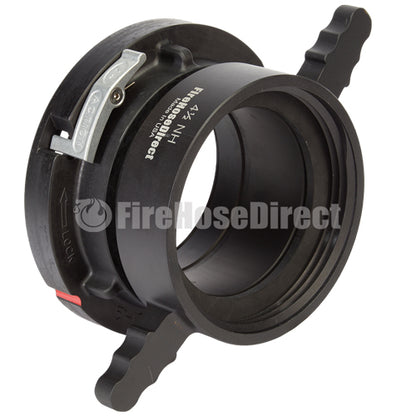 Aluminum 5" Storz x 4 1/2" Swivel Female LH NH Thread