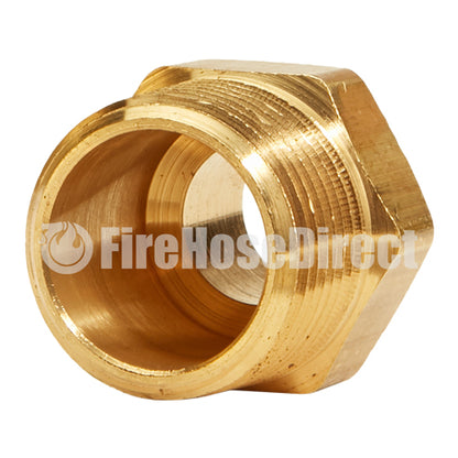 Brass 1" NPT to GHT Double Male (Hex)