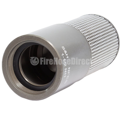 Aluminum 1 1/2" NH Barrel Strainer with Foot Valve