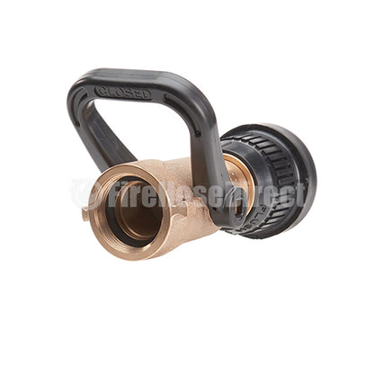 Brass U.S. Coast Guard 1 1/2” Shipboard Vari-Nozzle (NPSH)