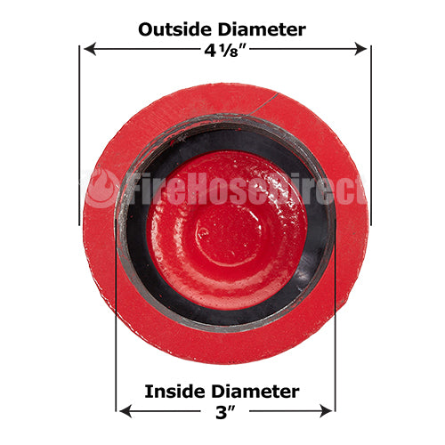 Iron 2 1/2" NH / NST Fire Hydrant Cap