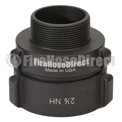 Aluminum 2 1/2" Swivel Female NH to 2" Male NPT