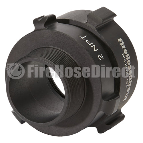 Aluminum 2 1/2" Swivel Female NH to 2" Male NPT