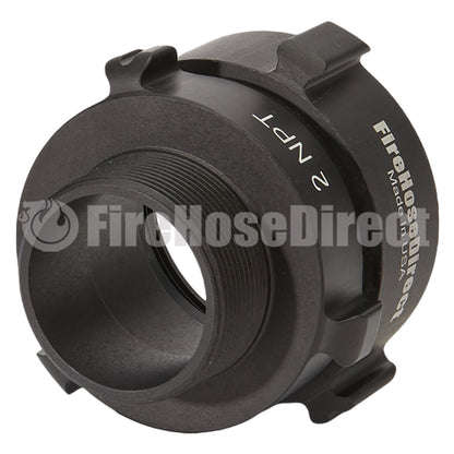 Aluminum 2 1/2" Swivel Female NH to 2" Male NPT