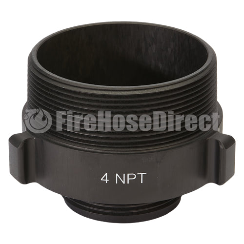 Aluminum 4" NPT to 2 1/2" NH Double Male