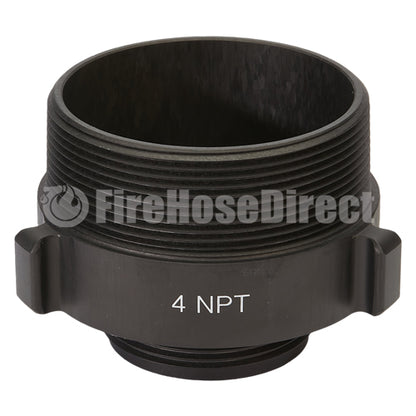 Aluminum 4" NPT to 2 1/2" NH Double Male