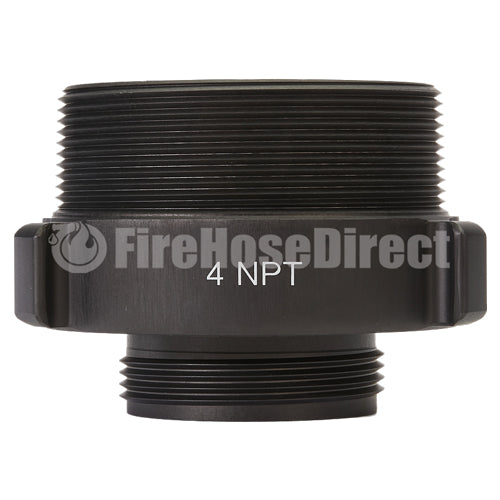 Aluminum 4" NPT to 2 1/2" NH Double Male