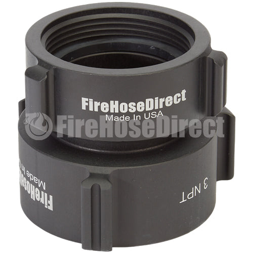 Aluminum 3" NPT to 2 1/2" NH Double Female