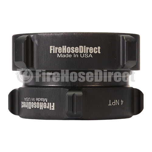 Aluminum 4 1/2" NH to 4" NPT Double Female