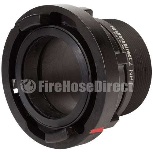 Aluminum 4" Storz x 4" Male NPT Thread