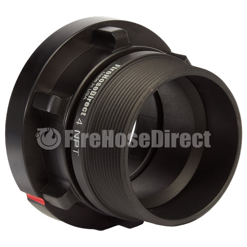 Aluminum 4" Storz x 4" Male NPT Thread