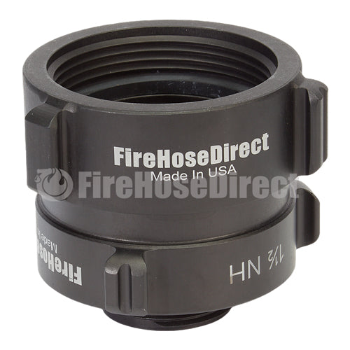 Aluminum 2 1/2" Swivel Female NH to 1 1/2" Male NH