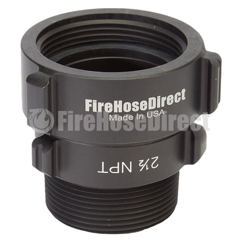 Aluminum 2 1/2" Swivel Female NH to 2 1/2" Male NPT