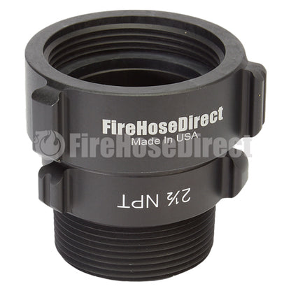 Aluminum 2 1/2" Swivel Female NH to 2 1/2" Male NPT