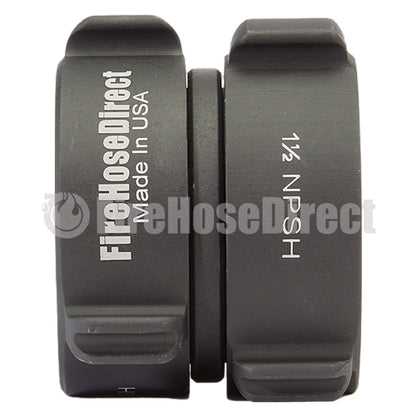 Aluminum 1 1/2" NPSH to 1 1/2" NPSH Double Female