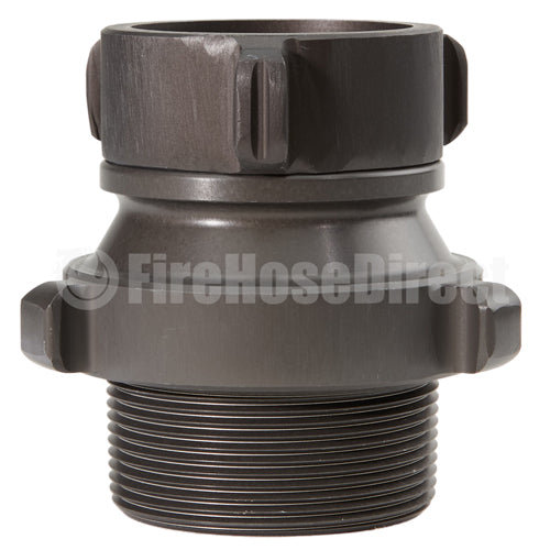 Aluminum 1 1/2" Swivel Female NH to 2" Male NPT