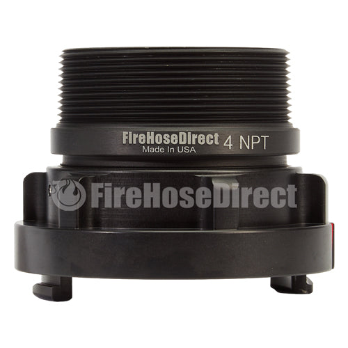 Aluminum 4" Storz x 4" Male NPT Thread