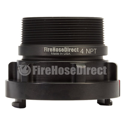 Aluminum 4" Storz x 4" Male NPT Thread