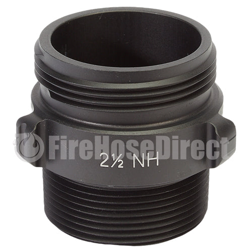 Aluminum 2 1/2" NH to 2 1/2" NPT Double Male