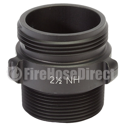 Aluminum 2 1/2" NH to 2 1/2" NPT Double Male