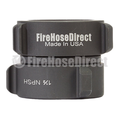 Aluminum 1 1/2" NPSH to 1 1/2" NPSH Double Female