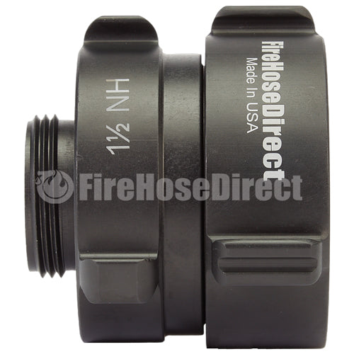 Aluminum 2 1/2" Swivel Female NH to 1 1/2" Male NH