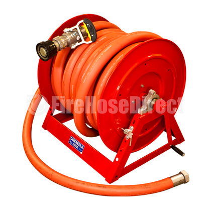 Live 1 1/2" Booster Fire Hose Storage Reel Kit