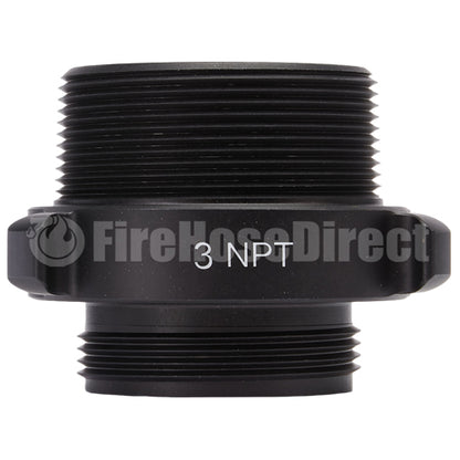 Aluminum 3" NPT to 2 1/2" NH Double Male