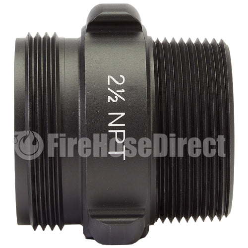 Aluminum 2 1/2" NH to 2 1/2" NPT Double Male