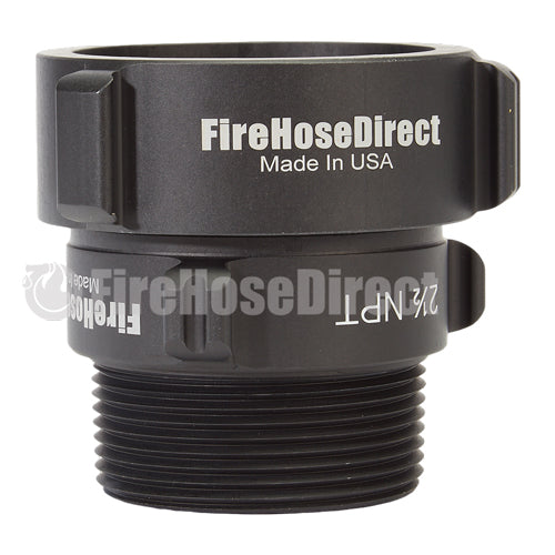 Aluminum 2 1/2" Swivel Female NH to 2 1/2" Male NPT