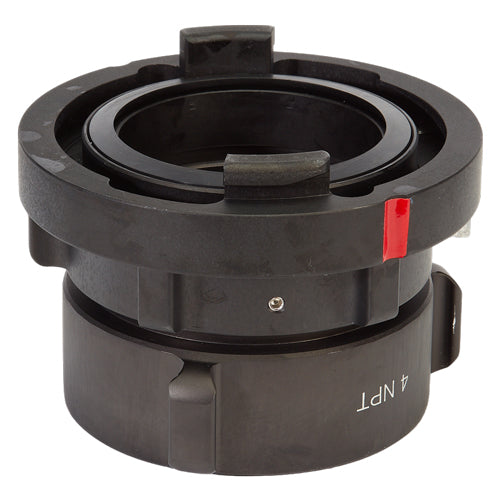 Aluminum 4" Storz x 4" Female NPT Thread