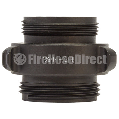 Aluminum 1 1/2" NH to 1 1/2" NPSH Double Male