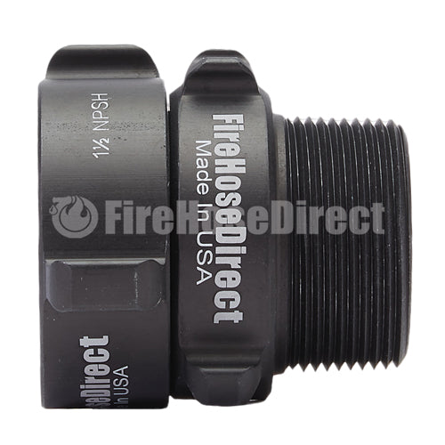 Aluminum 1 1/2" Swivel Female NPSH to 1 1/2" Male NPT