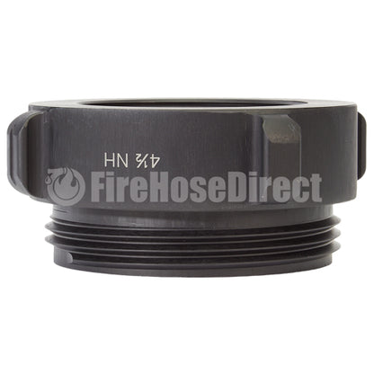 Aluminum 4" Female NPT to 4 1/2" Male NH