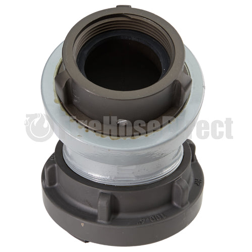 Aluminum 4" Storz x 2 1/2" NH/NST 30 Degree Elbow