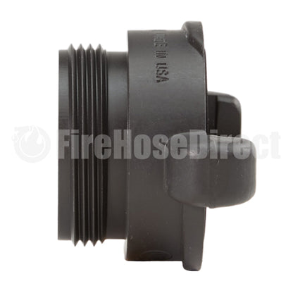 Aluminum 1 1/2" NPSH Male Quarter Turn Forestry Adapter