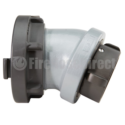 Aluminum 4" Storz x 2 1/2" NH/NST 30 Degree Elbow