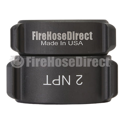 Aluminum 2" NPT to 1 1/2" NH Double Female