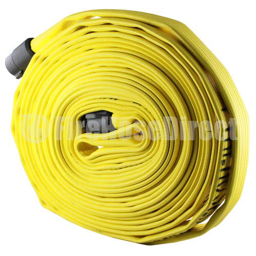 Yellow 1" x 50' Rubber Hose (Alum NH Couplings)