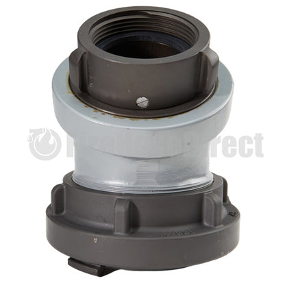 Aluminum 4" Storz x 2 1/2" NH/NST 30 Degree Elbow